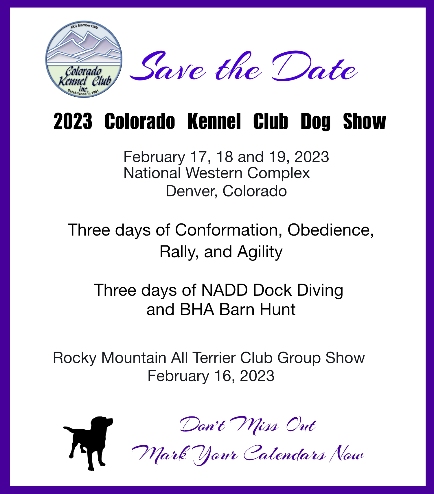 Colorado Kennel Club Dog Show